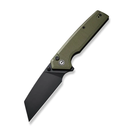 Civivi Knife Amirite OD Green Coarse G10, Black Nitro-V (C23028-3)
