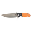 Nóż składany Bestech Swordfish Black / Orange G10, Satin D2 (BG03C)