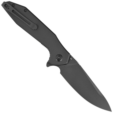Nóż składany Kubey Nova LL KU117B Black G10, Black Stonewashed D2