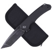 CIVIVI Brazen Black Coarse Micarta, Black Damascus (C2023DS-1)