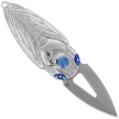 Nóż składany Rike Knife RK Cicada-P Grey Titanium, Bead Blasted M390
