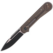 WE Knife Double Helix Bronze Titanium, Black Stonewashed CPM S35VN (815A)