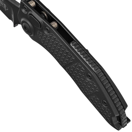 Microtech Stitch-A S/E Automatic Knife Black Aluminum, Tactical M390 by Borka Blades and Tony Marfione (169-1T)