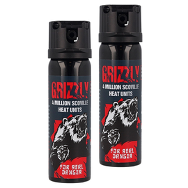 Zestaw dwóch gazów pieprzowych Sharg Grizzly Gel 4mln SHU, 26.4% OC 63ml (13063-C)