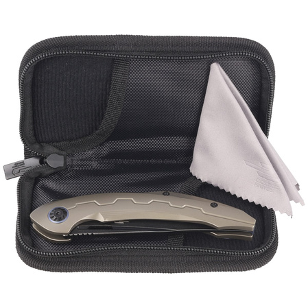 Bestech Marukka Bronze Titanium, Black Stonewashed M390 by Kombou Knife (BT2002C)