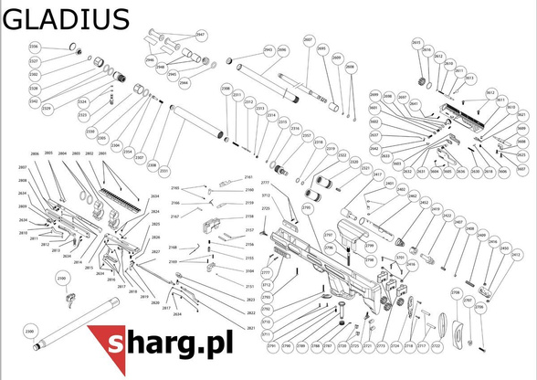 Sprężyna iglicy do Hatsan: AT44, AT-P, BullBoss, Gladius, Nova, Sortie, Trophy (2311)