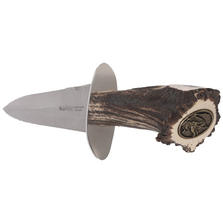 Muela Bear-24S Remate Crown Stag Knife, Satin X50CrMoV15