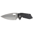 Bestech Shodan Grey Titanium / Carbon Fiber, Stonewash / Satin CPM S35VN by Todd Knife and Tool (BT1910C)