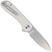 CIVIVI Knife Elementum Flipper Patterned Ivory G10, Satin D2 (C907A-3)