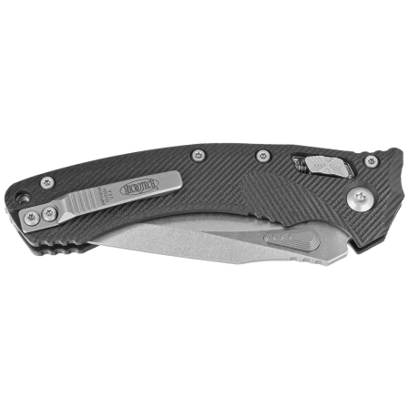 Microtech Amphibian Ram-Lok S/E Knife Black Fluted G10, Stonewashed P/S M390MK by Tony Marfione (137RL-11FLGTBK)