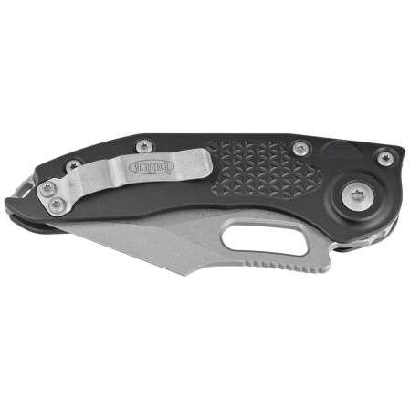 Nóż automatyczny Microtech Stitch-A S/E Black Aluminum, Apocalyptic M390MK by Borka Blades and Tony Marfione (169-10AP)