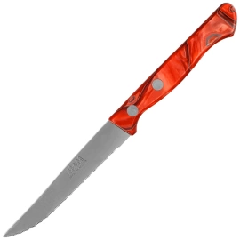 Nóż kuchenny MAM Universal 100 Red Metakrilat, Serrated Stainless Steel (4311)