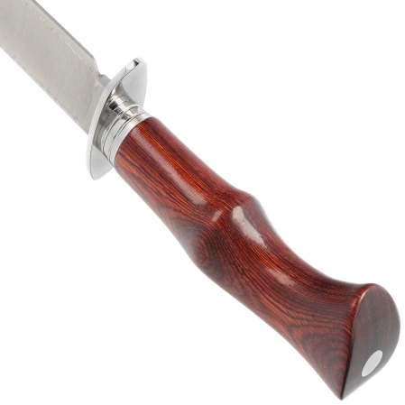 Nóż Muela Cherokee-19R Red Pakka Wood, Satin X50CrMoV15