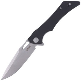 Kubey Raven KB245D Knife Black G10, Bead Blasted AUS-10 by Jelly Jerry