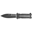 Nóż motylkowy Third Decor Habitat Balisong Black Stainless Steel, Two-Tone 420 (K2448)