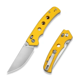 Civivi Noctis Knife Yellow G10, Satin Nitro-V (C24020C-2)