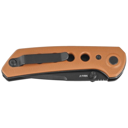 Reate PL-XT Tan G10, Black PVD Nitro-V Knife