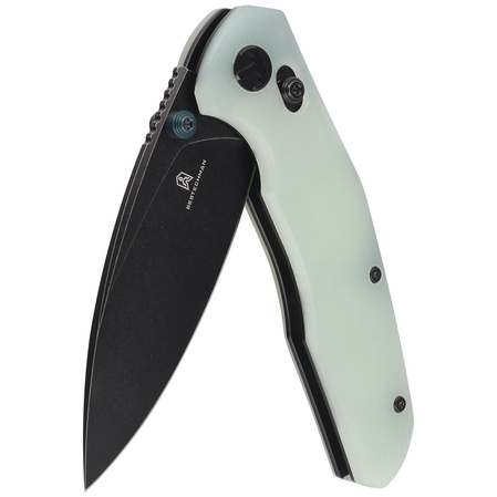 Nóż składany Bestechman Ronan Jade G10, Black Titanized Stonewash 14C28N (BMK02I)