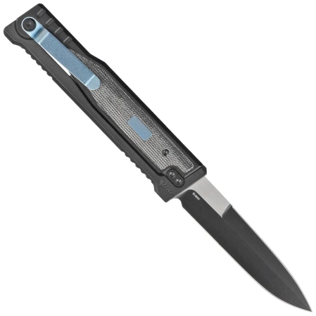 Nóż grawitacyjny OTF Reate EXO 2.0 D/E Black PVD Titanium / Black Micarta, Black PVD Elmax (EXO BLK.PVD.DE.BKM)