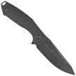 Remette Allosaurus Knife Black G10, Black Stonewashed D2 (RTAS-A)