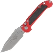 Microtech LUDT Gen III T/E Automatic Knife Red Aluminum, Apocalyptic M390MK by Tony Marfione (1136-10APRD)