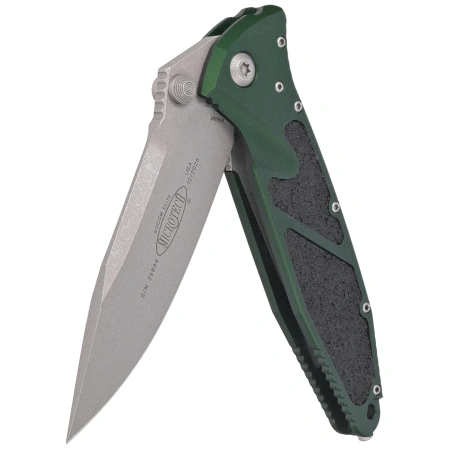 Microtech Socom Elite S/E-M Knife Emerald Green Aluminum, Apocalyptic M390 by Tony Marfione (160-10APEG)