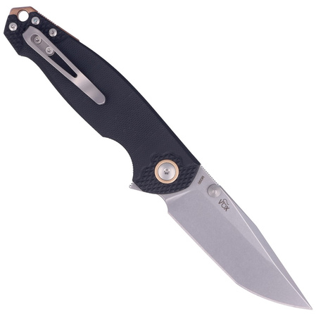 Viper Katla Black G10 3D, Stonewashed M390 by Jesper Voxnæs Knife (V5982GB3D)