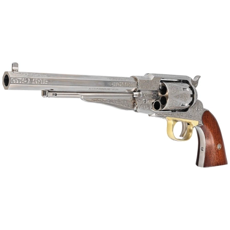 Pietta Revolver 1858 Remington Texas Nickiel DeLuxe .44 (RBN44LE)