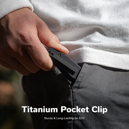 Civivi Clingman Knife Black G10, Black Stonewashed Nitro-V by Taylor Martin Best Damn EDC (C23065-1)