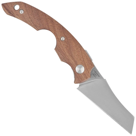 Fox Virtus Walnut Wood Folding and Cigar Knife, Satin Becut (FX-541 WW)