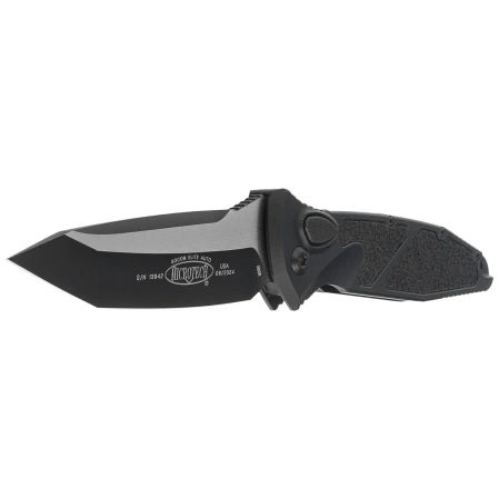 Microtech Socom Elite Auto T/E Automatic Knife Black Aluminum, Tactical M390 by Tony Marfione (161A-1T)