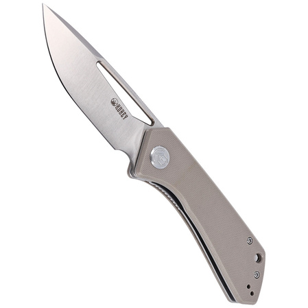Kubey Thalia Knife Tan G10, Satin D2 (KU331F)