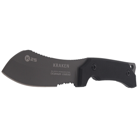 Nóż na szyję K25 Kraken Neck Knife Black G10, Titanium 7Cr17Mov