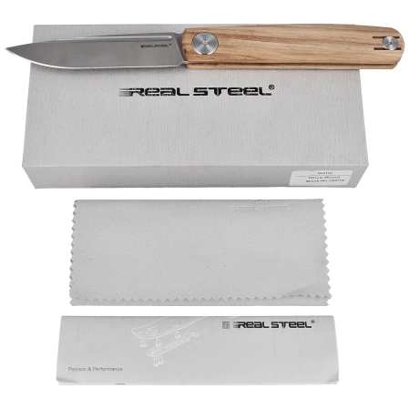 Real Steel Knive Gslip Olive Wood, Satin VG-10 by Ostap Hel (7841W)