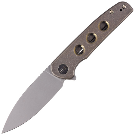 Nóż składany WE Knife Shakan LE No 172/210 Bronze Titanium, Gray Stonewashed CPM 20CV (WE20052B-2)