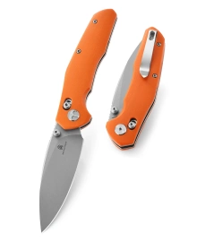 Bestechman Ronan Knife Orange G10, Stonewashed 14C28N (BMK02F)