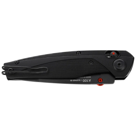 Nóż składany ANV A100 BB Black GRN, Black DLC Sleipner (ANVA100-019)