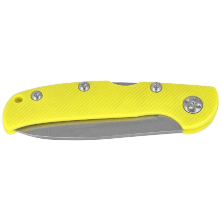 Martinez Albainox Pocket Knife Yellow Nylon Fiber, Satin 3Cr13Mov (25337)
