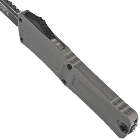 Microtech Combat Troodon Gen III Interceptor Signature OTF Knife Natural Clear Aluminum, Black M390MK by Tony Marfione (1217-1NCS)