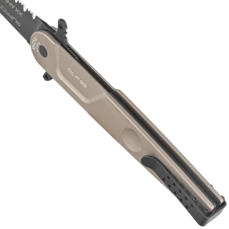 Extrema Ratio BD4 Adra Contractor LE No 55/70 Tactical Mud Aluminium, Black N690 knife (04.1000.0498/TM)