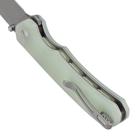 Nóż składany Civivi Brazen Button Lock Natural G10, Stonewashed 14C28N (C19059C-3)