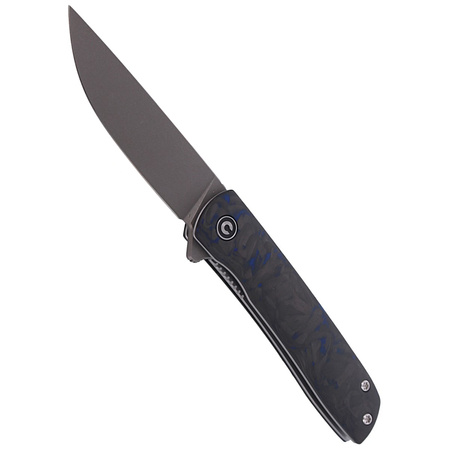 CIVIVI Knife Bo Blue / Black Carbon Fiber, Gray Stonewashed Nitro-V by Brad Zinker (C20009B-A)