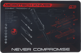 Mata do prezentacji noży Microtech Combat Troodon Black (MAT-CT)