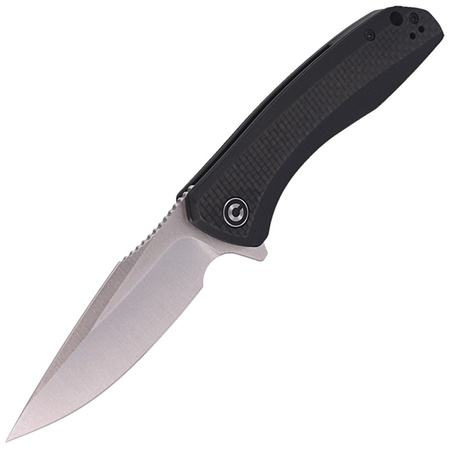 CIVIVI Knife Baklash Black G10 / Carbon Fiber, Satin Finish (C801D)