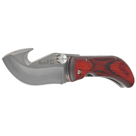 Muela SW-8R Red Pakka Wood, Satin X50CrMoV15 knife