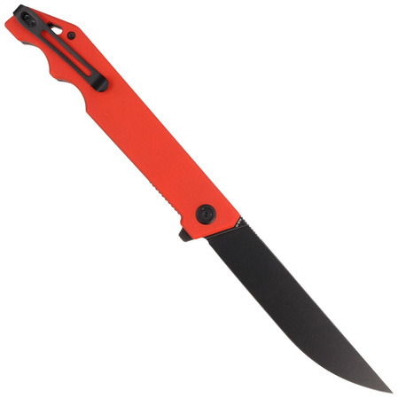 Kubey Knife Pylades Red G10, Blackwash AUS-10 (KU253B)