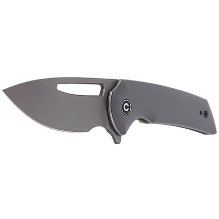 CIVIVI Knife Odium Gray G10, Stonewashed by Ferrum Forge Knife Works (C2010A)