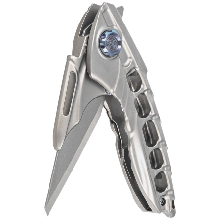 Nóż składany RikeKnife Alien 1 Gray Titanium, Satin M390 (RK-ALIEN1-P)