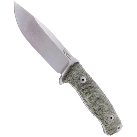 Nóż LionSteel M5 Green Canvas Micarta, Satin Blade Sleipner (M5 CVG)