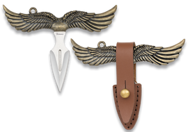 Tole 10 Imperial Dagger Wings Knife Golden Zinc, Matte 3Cr13Mov (32501)